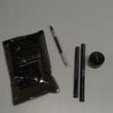 LAVONE Eyebrow Stamp Pencil Kit - Waterproof Eyebrow Pencil, Eyeliner, Pomade, Dual-ended Brush - Dark Blonde