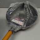 YOSUKATA 13.5" Pre-Seasoned Flat Bottom Black Carbon Steel Wok for Stir Fry