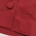 Cicy Bell Womens Summer 2 Piece Outfits V Neck Blazer Vest Matching Sets and Mini Pleated Skirts (Medium, Burgundy)