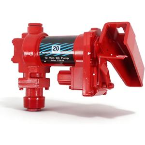 12 Volt 20 GPM Explosion Proof Fuel Transfer Pump Compatible with Gasoline, Diesel, Kerosene, Mineral Oil and Similar Fuels or Oils (Package A)