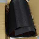 GO&SO Black Lamp Shades For Table Lamps, 13" Top x 13" Bottom x 10" High(Spider), Medium Drum Lampshade Industrial Laser Round Point Design, Replacement Living Room Desk Lamp Shade, Assembly Required