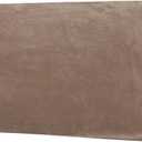 H.VERSAILTEX Velvet Stretch Individual Couch Cushion Cover Plush Slipcover for Loveseat Sofa Furniture Protector Seat Cover (1 Piece Loveseat Cushion Cover, Taupe)