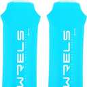 TPU Soft Flask Lightweight Portable Reusable Water Bottle,BPA Free Collapsible Flask for Hydration Pack in Running Hiking Cycling and Marathon (500ml/16.9oz-2 Pack-Light Blue)