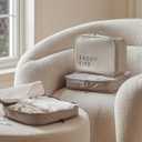 EACHY 6 Set Compression Packing Cubes for Travel & Carry-On, Space-Saving Luggage Organizers & Compression Bags for Clothes & Shoes, Ideal for Vacation & Cruise Essentials (Large, AB-Gray)