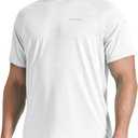 Men's Workout Short Sleeve Athletic Gym Shirts UPF 50+ Sun Protection Quick Dry Swim Shirt Summer Tshirts for Beach (XX-Large, White)