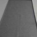 Silicone Cat & Dog Food Mat, 40" x 22" Extra Large Pet Feeding Mat for Cats and Dogs Bowl, Pet Placemat for Food and Water with Raised Edge, Waterproof, Leakproof (Grey)