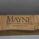 Mayne Signature Lamp Post - White - Dimensions: 54in L x 8in W  - Fade Resistant - Polyethylene Lamp Post 