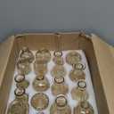 Pack of 22 Bud Vase in Bulk - BEAHOT Gold Flower Vases for Wedding Decorations, Glass Vase for Table Decorations, Small Vase for Home, Mother's Day, Centerpieces, Party, Office (Gold)