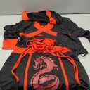 Spooktacular Creations 2 Pcs Ninja Costume Women, Halloween Ninja Costume Adult with Mask for Halloween Party Cosplay Size S