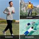 Mens UPF 50+ Rash Guard Swim Shirt Long Sleeve Moisture Wicking Quick Dry Lightweight Wrinkle-Resistant (M)