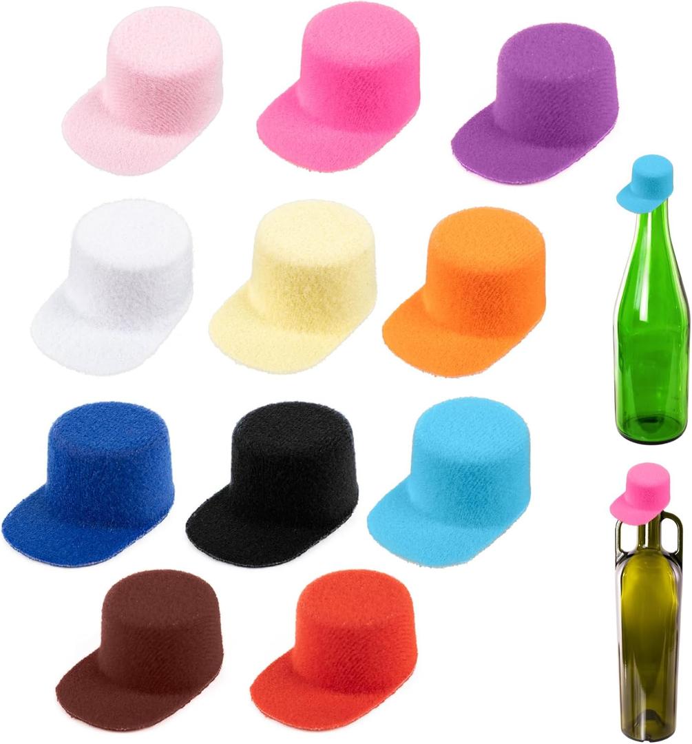Framendino, Mini Baseball Caps Hats Ornaments for DIY Crafts (11 Colour)