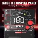 AWT LED Display 180A Cold TIG Welder with DC Pulse,5-in-1 TIG Welder