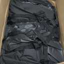 Heavy Duty Ture 1200D T-Top Boat Cover 17ft - 19ft with Motor Cover, 100% Waterproof Solution-Dyed Center Console Boat with T Top Roof 17-19 Foot with Upgraded 15 Windproof Straps (Black)