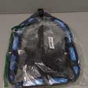 PLUSINNO Floating Fishing Net for Steelhead, Salmon, Fly, Kayak, Catfish, Bass, Trout Fishing, Rubber Coated Foldable Landing Net with Fixed or Telescoping Pole Handle, Fishing Gear and Gifts for Men (11.8"/30cm Hoop Size 0.8M Blue (Fixed Pole))