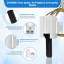 316489403 Oven Igniter for Gas Stove, for Frigidaire Oven Igniter Replacement, for Crosley for Kenmore Oven Igniter Replacement Replace 5304508786 7316489403 AP4433236 PS2364063.