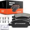 A-Premium Front Ceramic Disc Brake Pads Set Compatible with Select Chevy, Cadillac and GMC Models - Silverado, Tahoe, Suburban, Express, Avalanche, Escalade EXT ESV, XTS, Savana, Sierra, Yukon XL