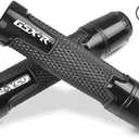 7/8'' 22mm Motorcycle CNC Aluminum Powersports Handlebar Grips with Grip Ends for GSXR 125 250 300 600 750 1000 1300 Blue