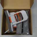 Mini Foldable Desktop Mop, Mini Mop for Small Spaces, Portable Cleaning Sponge Mop for Bathroom, Kitchen, Countertops, Glass, Tile - Wet/Dry Use with One-Hand Squeeze Handle & Replaceable Head (White)