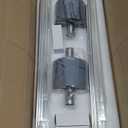 Chrome sconces Wall Set of 2, Silver Crystal Wall sconces Set of Two, Modern Wall Sconce Decoration (Set of Two) for Living Room, Bedroom, Bathroom, Vanity, Stairs, Hallway,with 4 E12 Light Sources