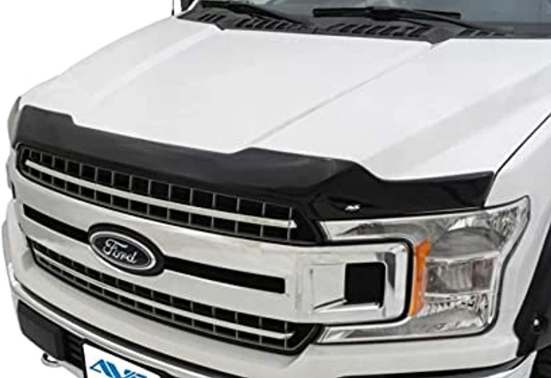 Auto Ventshade [AVS] Aeroskin Hood Protector | Fits 2013 - 2017 Chevrolet Traverse (LTD - 1st Gen), 2018 - 2023 Traverse (Includes Limited) | Low Profile Deflector / Bug Shield - 1 pc., Smoke | 322104