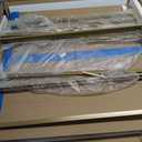 Glass Coffee Table Modern Center Table,Minimalist Coffee Table Sofa Side Tea Table for Living Room,Tempered Glass-top with Sturdy Metal Frame, Easy Assembly,26.4 x 26.4 x 15.7 Inches, Gold