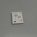 AhaStyle 4 Pairs AirPods Ear Tips Silicone Earbuds Cover [Not Fit in The Charging Case] Compatible with Apple AirPods (2 Pair Large & 2 Pairs Small, White)