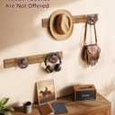 Cowboy Hat Hanger Wall Mount, 4 Pack Cowboy Hat Rack, Metal Horseshoe Hook, Horseshoe Decor, Western Hat Hook for Wall, Hat Holder for Entryway Closet, Bridle Hook for Tack Room, Horse Supplies