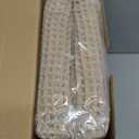 MIULEE Set of 2 Waffle Bathroom Rugs, Boho Bath Rugs Non Slip Washable, Super Absorbent Bath Mats, Ultra Soft Rubber Backed Shower Mats for Bathroom Floor, Tub and Shower, Brown, 24x36 Inch