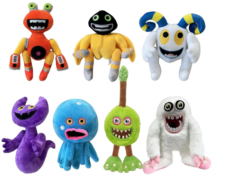 7pcs My Singing Monsters Plush, 12 Inch Soft Stuffed Animal Plush Figure Doll