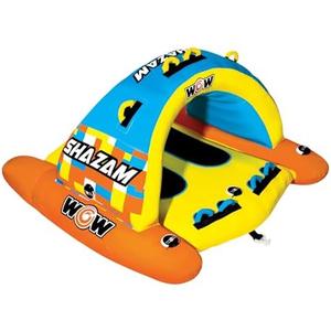 WOW Sports Shazam Towable Tube for Boating - 1 to 2 Person Towable - Standing Boating Tubes