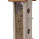 Select Tower Wood Feeder, Brown & White,38081