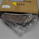 Farmhouse Wooden Decorative Two Tiered Trays+ Pu Leather Tray,Wood 2 Tier Serving Tray Stand for Rustic Table Centerpiece,Kitchen Decor,Coffee Bar, or Cupcake Stand (Brown)