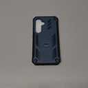 FNTCASE for Samsung Galaxy S25 Case: for Samsung Galaxy S24 Case Military Grade Drop Proof Protection Cover with Kickstand | Matte Rugged Shockproof Protective Sturdy Mobile Phone Case (Blue)