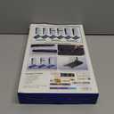 Rysker PS5/Slim/Pro Stand, PS5 Cooling Station Built-in 3-Level Cooling Fan & Fast Charger for Disc & Digital, PS 5 Accessories with Safety Screw and Headset Holder (Deep Black)