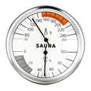 KT THERMO Sauna Thermometer 2 in 1 Fahrenheit Thermometer Hygrometer for Sauna Room, Indoor Humidity Temperature Monitor, Sauna Accessories for Infrared Steam Saunas