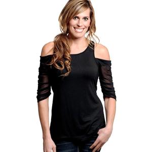 Sleevey Wonders Womens 3/4 Length Slip-On Mesh Sleeves  Sheer Reversible Arm Cover Up, Cooling Shrug Bolero for Dresses (Large, Black)