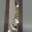 Wearlizer Metal Bracelet Compatible with Samsung Galaxy Watch 7 Band 6 5 4 Active 2 FE 40mm 44mm/Watch 6 4 Classic/5 Pro/3, 20mm Enamel Dressy Stainless Steel Strap for Samsung Watch Bands Women (Gold/Iridescent)