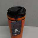 Ice Shaker Insulated Stainless Steel Shaker Bottle | 26oz, Orange | Cold for 30+ Hours | Insulated Cup with Twist-on Agitator | Odor-Free Bottle for Protein Shakes, Water, Smoothies, Cocktails