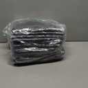 Moukeren 14 Pack Rectangle Tablecloths 58 x 102 Inch Table Cloth Reusable Washable Polyester Table Clothes Bulk for 6 ft Tables for Wedding, Party, Restaurant (Black)