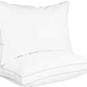 Utopia Bedding Bed Pillows for Sleeping Queen Size (White), Set of 2, Cooling Hotel Quality, Gusseted Pillow for Back, Stomach or Side Sleepers