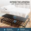 Bunkie Board Twin Size 38x75- Heavy Duty Reinforced Wood Bed Boards for Under Mattress, Universal Sleeper Sofa Support Board with Anti-Sag Design for Metal Bed Frame, Platform Beds&Pull Out Couches