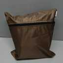Patio Umbrella Cover, Sturdy 420D Oxford Waterproof Offset Banana Style Umbrella Cover with Zipper and Rod (Brown, Fits Cantilever Offset Umbrella 12-14 Feet DIA)