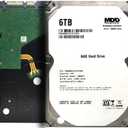 Max Digital Data 6TB 7200RPM 128MB Cache SATA 6.0Gb/s 3.5-inch Internal Hard Drive for NAS Network Storage (MD6000GSA12872NAS)