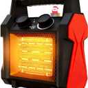 Outdoor Heaters for Patio, 1500W Garage Heater with Overheat Protection, 3S Fast Heating Electric Portable Electric Patio Heater, Greenhouse Heaters, Garage, Indoor Outdoor Use