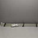 Double Curtain Rod with Square Finials3/4-Inch Diameter,Adjusts Rod Length from 48 to 84 InchNickel