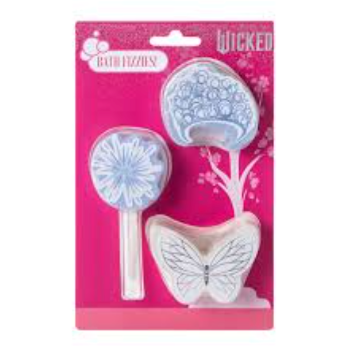 Wicked Bath Fizzies- 2 Pack Of 3