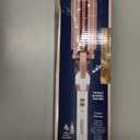 Conair Double Ceramic 3 Barrel Curling Iron, Hair Waver, Create Beachy Waves, Long-Lasting Natural Tight Waves for all Hair Lengths, White / Rose Gold