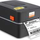 Yinleader Thermal Label Printer for Shipping Labels 4x6 - Desktop Label Printers for Monochrome, USB, Works with Windows, Mac OS, ChromeOS, Amazon, Etsy, Ebay, Shopify, USPS, FedEx, DHL (Black)