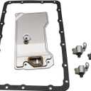 GXARTS A340 AW4 Transmission TCC Lock Up Solenoid Shift Solenoids and Transmission Filter Gasket Fit for Jeep Cherokee Wagoneer 1986 UP Toyota 4Runner Pickup Supra T100 Tacoma 1992-1997 Lexus SC300