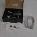 PROOX All Metal Tub Spout with Diverter, 6 Settings Hand held Shower with ON/Off Pause Switch, Bathtub Faucet with Sprayer Brushed Nickel